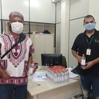 IFMT-Pontes e Lacerda entrega 1.200 litros de álcool 70% a Secretaria de Saúde, hospitais, Forças de Segurança e projetos sociais