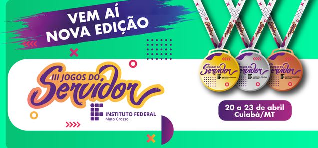 Inscrições para os III Jogos do Servidor iniciam na segunda-feira (20) 