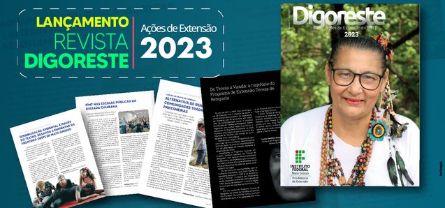 Lançado sétimo volume da revista Digoreste das ações extensionistas de 2023 