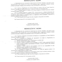 Resolução nº 04/2004 - Aprova a instituição da Ativa Incubadora de Empresas no CEFET-CUIABÁ